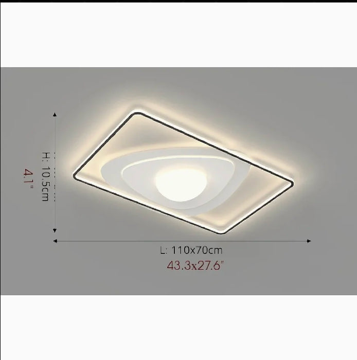 Rochefort | Square Creative Acrylic LED Ceiling Light