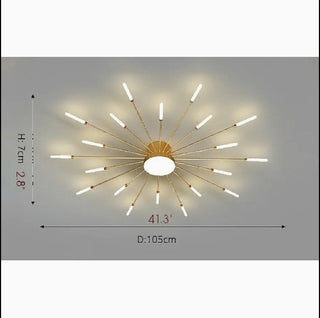 Yverdon-les-Bains | Creative Spiral LED Ceiling Light