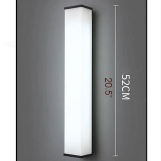 MIRODEMI® Creative Outdoor Vertical Glass Wall Sconce for Courtyard, Porch image | luxury lighting | vertical wall lamps