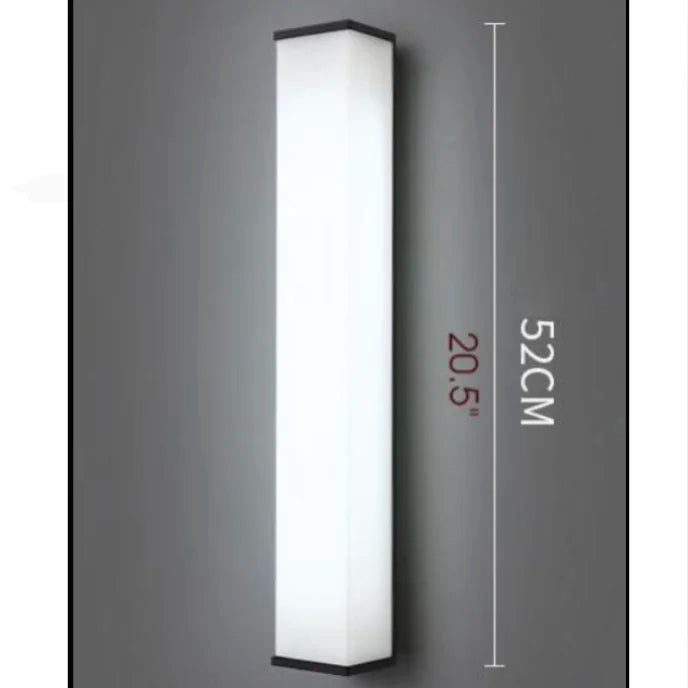 Creative Outdoor Vertical Glass Wall Sconce for Courtyard, Porch