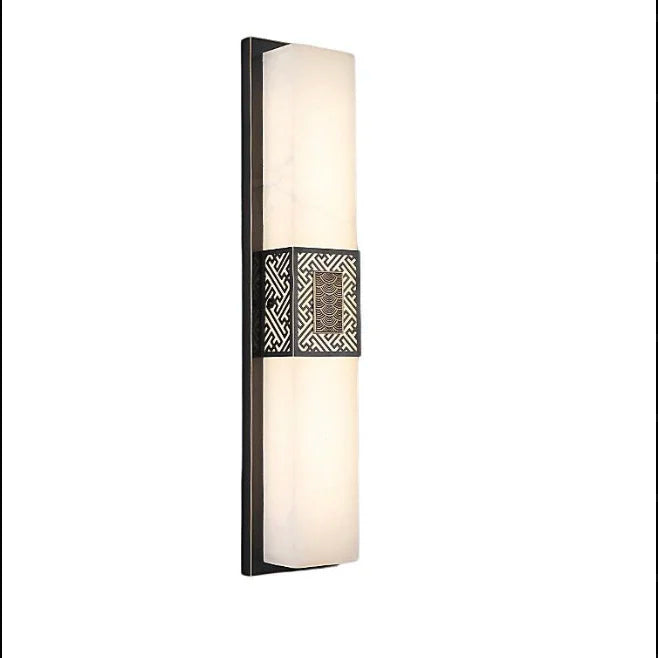 Creative Marble Wall Lamp in Chinese Style for Bedroom, Living Room