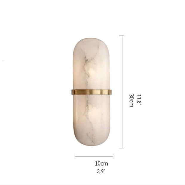 Luxury Marble Wall Lamp for Living Room, Bedroom, Corridor