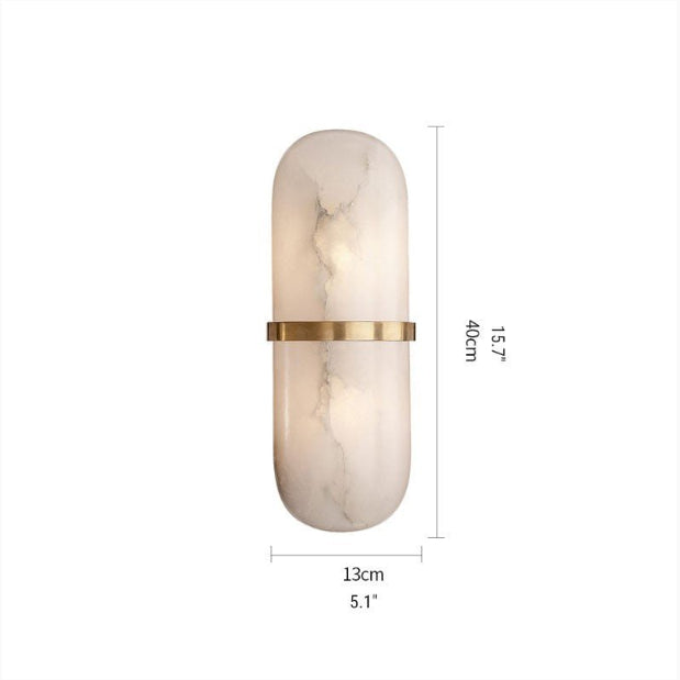 Luxury Marble Wall Lamp for Living Room, Bedroom, Corridor