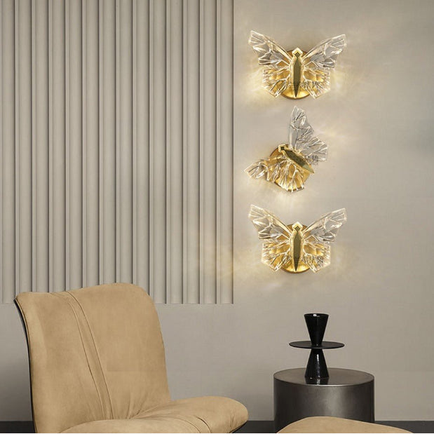 Luxury Stylish Light in the Shape of Butterfly for Bedroom, Living Room