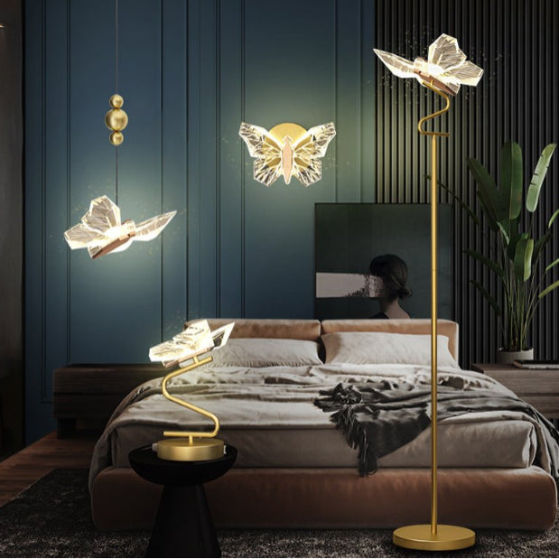 Luxury Stylish Light in the Shape of Butterfly for Bedroom, Living Room