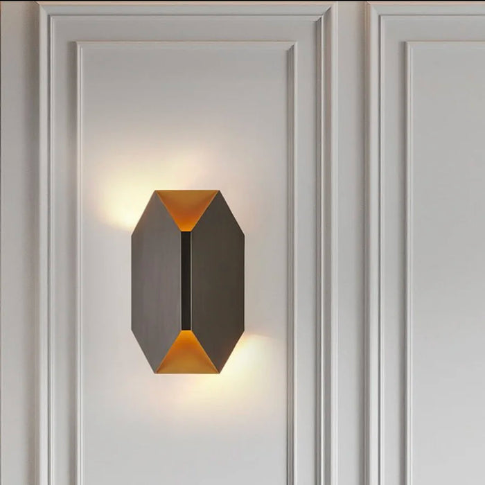 Modern Wall Lamp in Geometric Style for Living Room, Bedroom