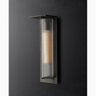 MIRODEMI® Luxury Glass Wall Lamp in Industrial Style for Porch, Garden, Park image | luxury lighting | luxury wall lamps