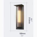 MIRODEMI® Luxury Glass Wall Lamp in Industrial Style for Porch, Garden, Park image | luxury lighting | luxury wall lamps