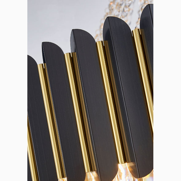 MIRODEMI_Portofino-modern-black-round-chandelier