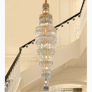 Pegli | New Luxury Long Crystal Chandelier for Stairway