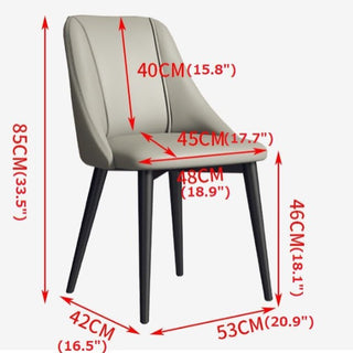 Nordic Iron Desk Stool Dining Chair