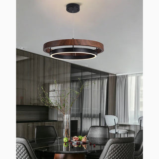 MIRODEMI® Sion | Chic Aluminium Drum Chandelier with a Clean Minimalist Aesthetic