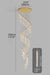 MIRODEMI® Villa Staircase Gold Crystal Pendant Light 35 lights / Warm light