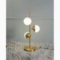 MIRODEMI® Elegant Golden Metal LED Desk Lamp for Living Room, Bedroom Warm light