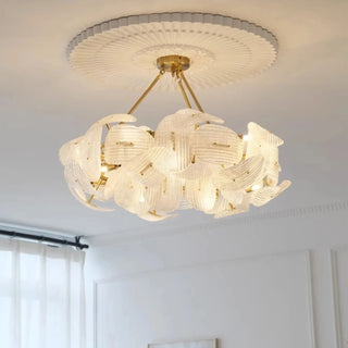 MIRODEMI® Alì | Creative Floral Design Glass Chandelier for Upscale Interiors