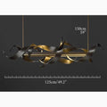 MIRODEMI® Sarnen | Trendy Black Rectangle Chandelier to Elevate Your Living Room