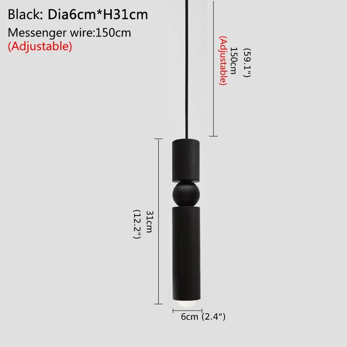 MIRODEMI® Orbe | Black/Gold/Chrome Pendant Lamp For Kitchen