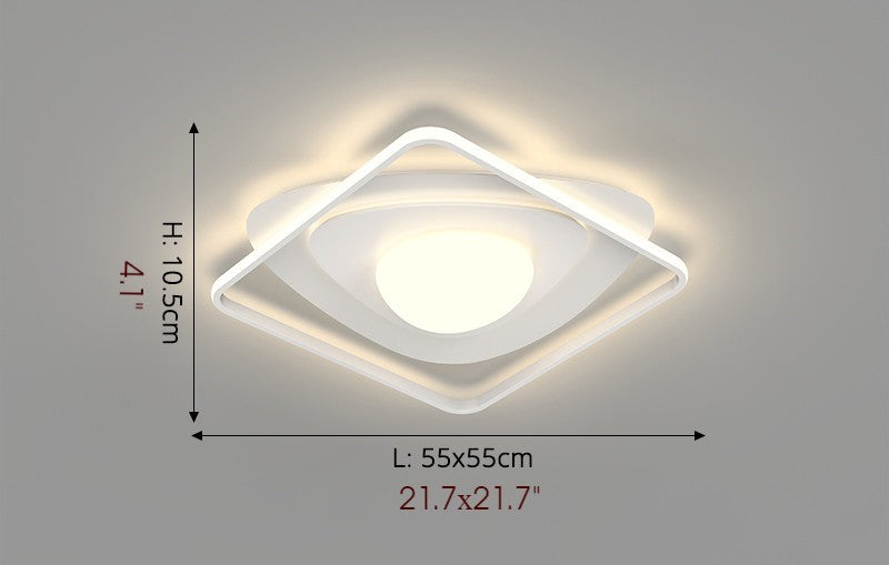 MIRODEMI® 方形创意亚克力 LED 吸顶灯适用于卧室、客厅