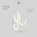 MIRODEMI® Pearl Necklace Gentle Luxurious LED Pendant Light Elegant Chandelier 3 strings