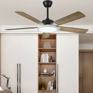 MIRODEMI® 52" Led Ceiling Fan with Plywood Blade and Remote Control image | luxury furniture | ceiling fans with lamp