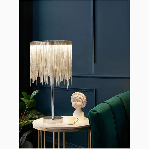 MIRODEMI® Postmodern LED Luxury Bedroom Bedside Tassel Table Lamp