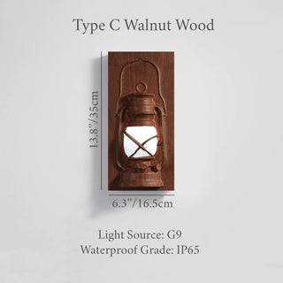 Resin wall light, LED, IP65 rated for outdoor spaces