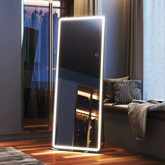 Full-Length Light-Up Free Standing Floor Mirror