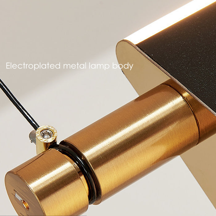 MIRODEMI® Rimplas | Retro-Styled Led Pendant Light with Long Bar Shape