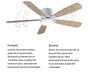 MIRODEMI® 42" LED Ceiling Fan with Lamp and 5 Plywood Blades image | luxury furniture | ceiling fans with lighting