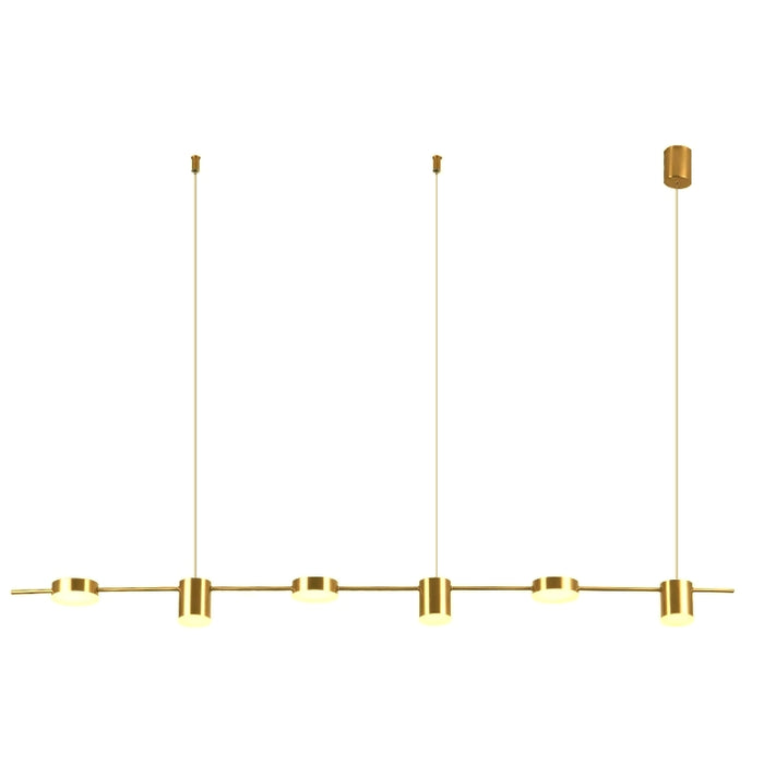 MIRODEMI® Séranon Minimalistic Black/Gold Pendant Lamp