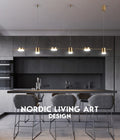 Seranon Minimalistic Black/Gold Pendant Lamp
