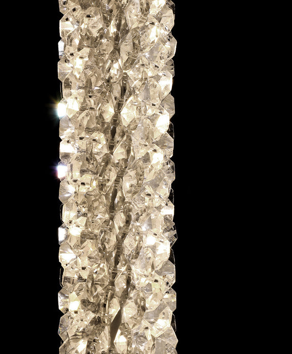 MIRODEMI® Andon | Modern Crystal Pendant Light with Adjustable Strip