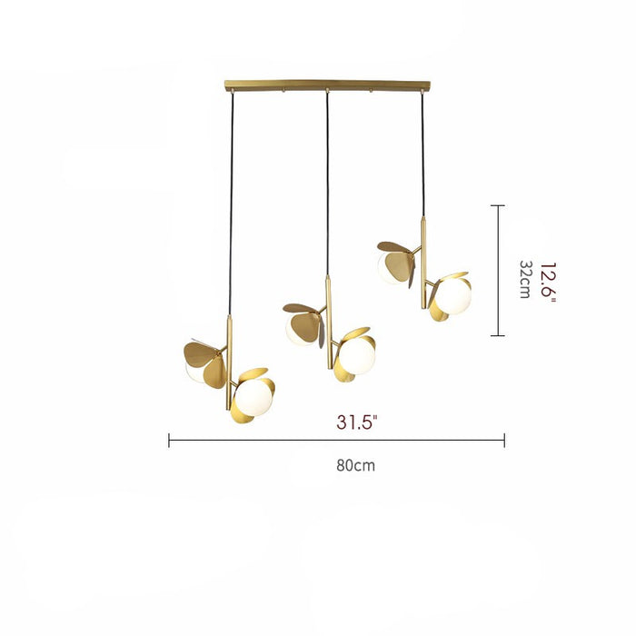 MIRODEMI® Modern Nordic Gold Ceiling Copper Light  for Dining Room, Bar, Bedroom
