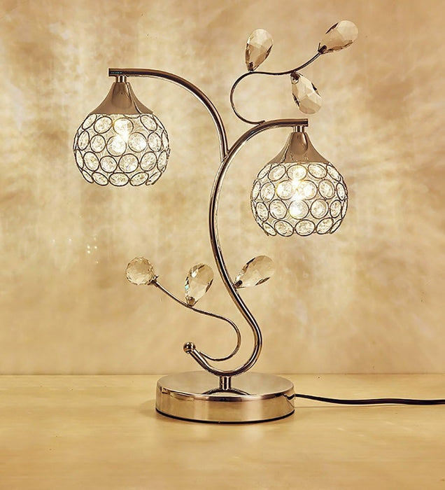 MIRODEMI® Modern Crystal LED Desk Lamp with Eye Protection for Study, Bedroom image | luxury lighting | luxury desk lamps