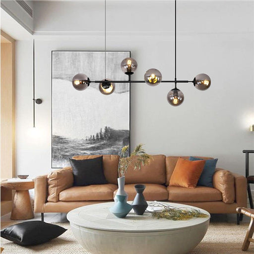 MIRODEMI® Nordic LED Pendant Light in the Shape of Glass Ball for Dining Room image | luxury lighting | ball shaped lamps