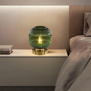 MIRODEMI® Modern Decor Table Glass Lamp for Bedroom, Living Room, Bedside, Study image | luxury lighting | glass table lamps