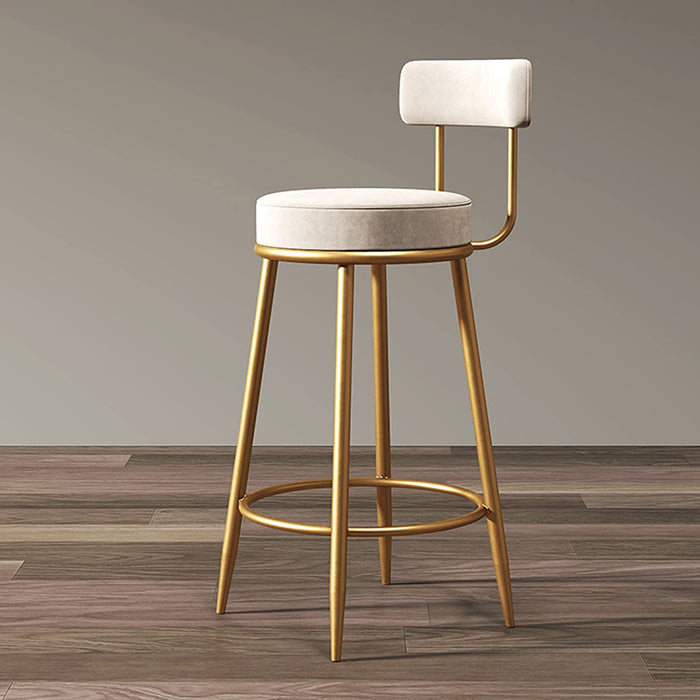 Luxury Golden Counter Stool image | luxury furniture | bar chairs | bar stools | bar decor | comfortable stools