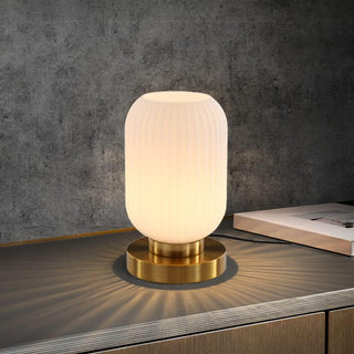 MIRODEMI® Modern Decor Table Glass Lamp for Bedroom, Living Room, Bedside, Study image | luxury lighting | glass table lamps