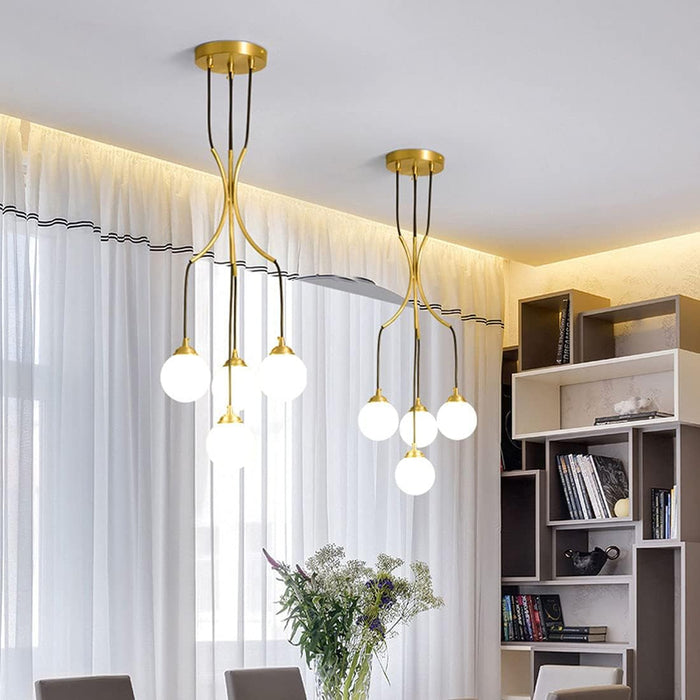 MIRODEMI® Creative Nordic Modern Long Chandelier for Living Room, Restaurant