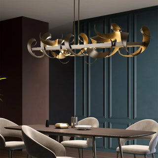 MIRODEMI® Sarnen | Modern Rectangle Chandelier in Bold Black for Stylish Interiors