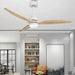 Modern Solid Wood Led Classy Ceiling Fan With Remote Control | 66"