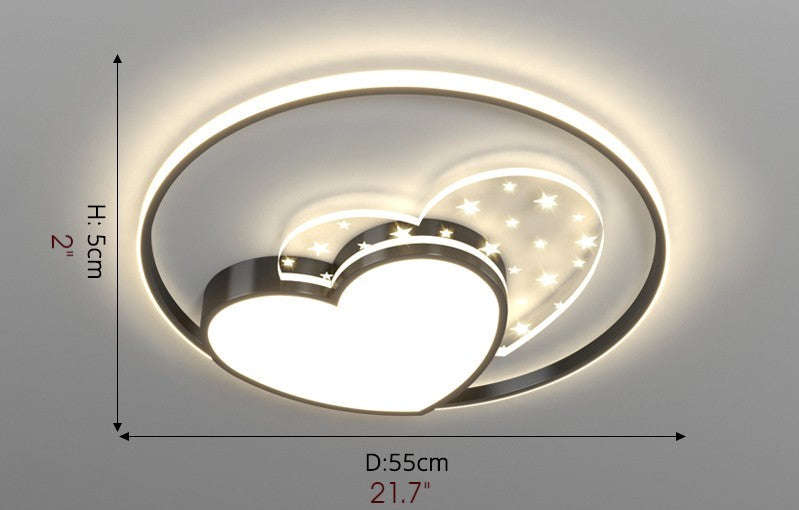 MIRODEMI® Modern Acrylic Deco LED Ceiling Light For Bedroom, Living Room