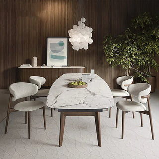 MIRODEMI® Casto Solid Wood Dining Chair – Sleek Nordic Design for Modern Spaces