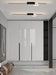 MIRODEMI® Modern LED Acrylic Celling Lights for Living Room, Study, Wardrobe Black / L17.7xW4.3" / L45.0xW11.0cm