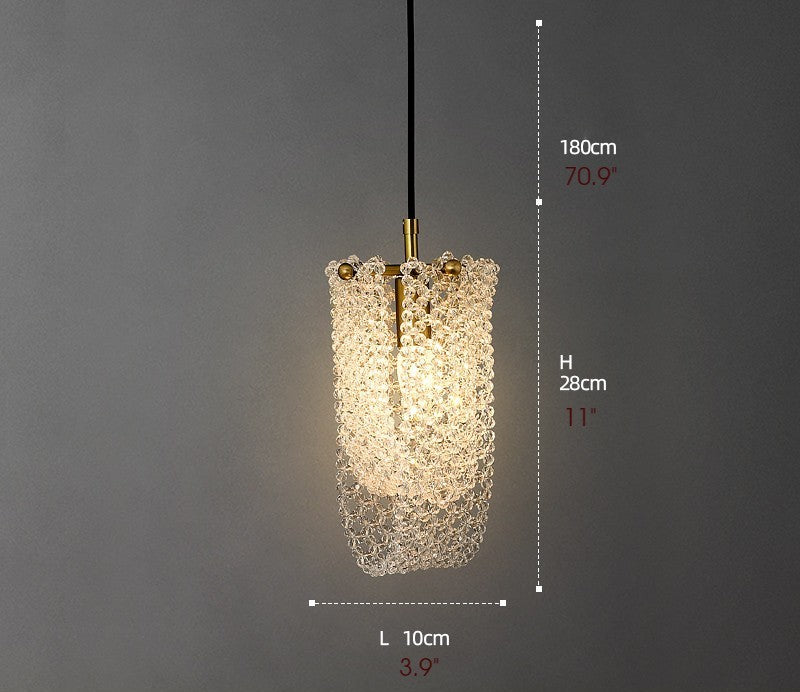 MIRODEMI® Luxury Luminous LED Pendant Light for Bedroom, Dining Room, Kitchen