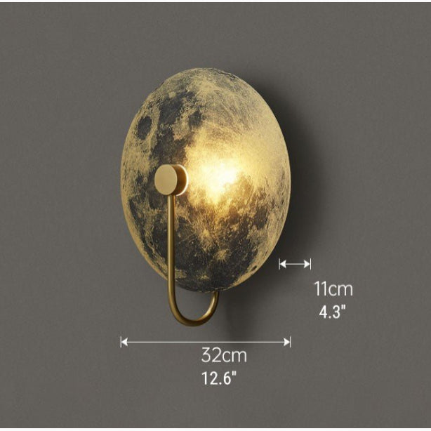 Creative Wall Lamp in the Shape of the Moon, Living Room, Bedroom