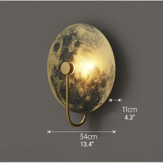 Creative Wall Lamp in the Shape of the Moon, Living Room, Bedroom