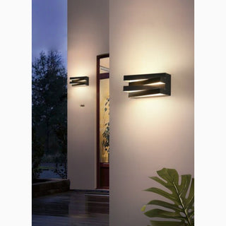 MIRODEMI® Black/White Outdoor/Indoor Alumunim LED Wall Light For Garden, Villa, Porch