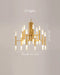 Mirodemi® Gold/Black Postmodern LED Chandelier For Living Room, Lobby, Restaurant 24 lights - Dia68.1xH60.0cm / Dia26.8xH23.6" / Warm light / Gold