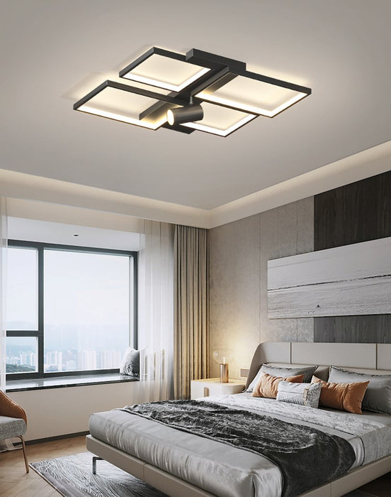 MIRODEMI® Modern Square LED Ceiling Light for Bedroom, Living Room